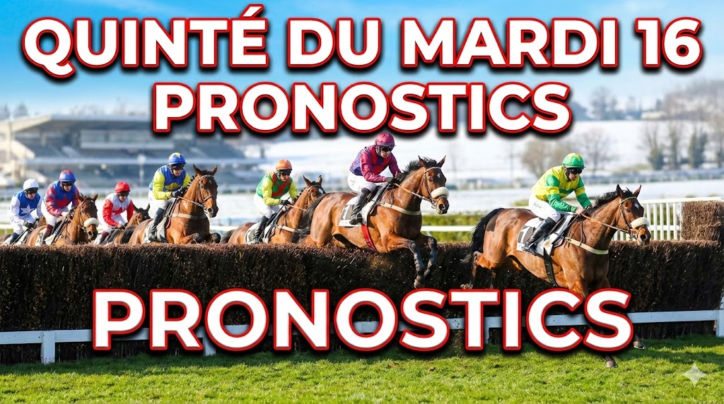 Quinté du mardi 16 décembre 2025 Prix Georges Pastre à Pau – Pronostics, Bases Solides, Outsiders et Tocards